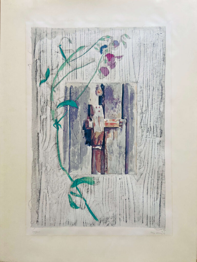 Conservação e restauro de uma serigrafia da Graça Morais | depois