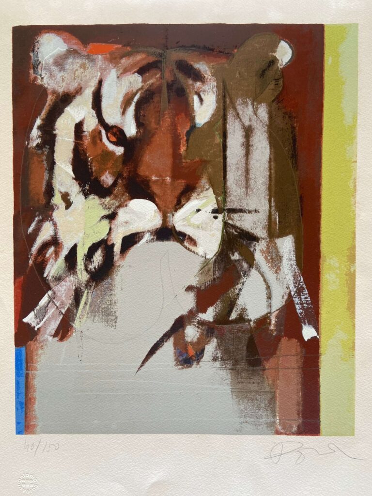 Conservação e restauro de uma serigrafia de Júlio Pomar | depois